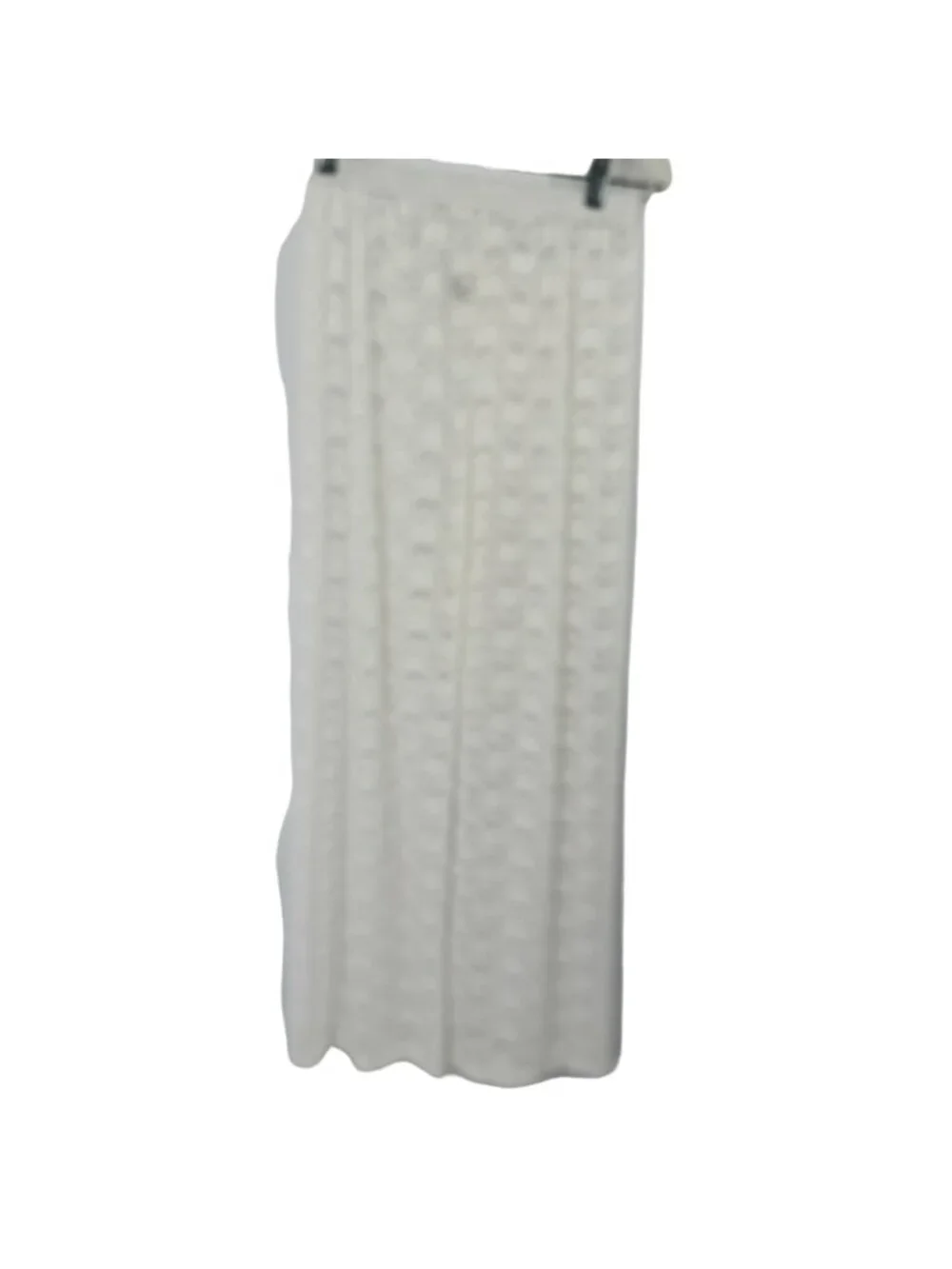 cacelin White Lace pants  Womens Size small Elastic Waist cover up new